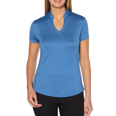 Callaway Ladies Fine Line Stripe Polo