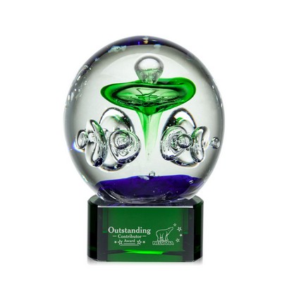 Aquarius Award on Paragon Green - 4" Diam