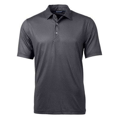 Cutter & Buck Pike Banner Print Stretch Men's Polo