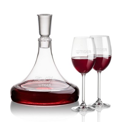 Ashby Decanter & 2 Naples Wine