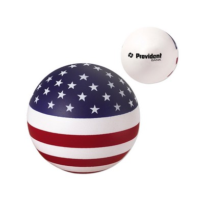 Prime Line Stars and Stripes Patriotic Round Stress Ball