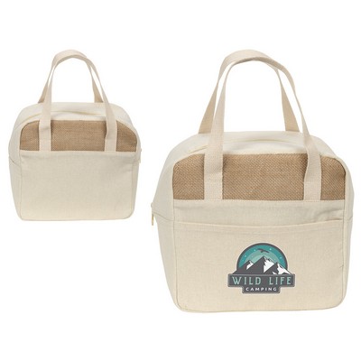 Savanna Jute & Recycled Cotton Cooler Bag