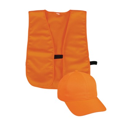 Outdoor Cap Co Structured Solid Back Hat With OFSM Vest