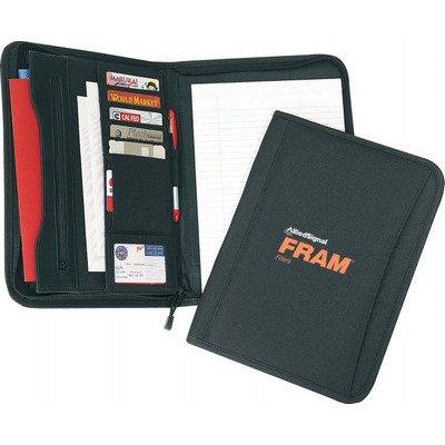 Poly Zippered Padfolio