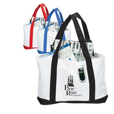 2 Tone Boat Tote Bag