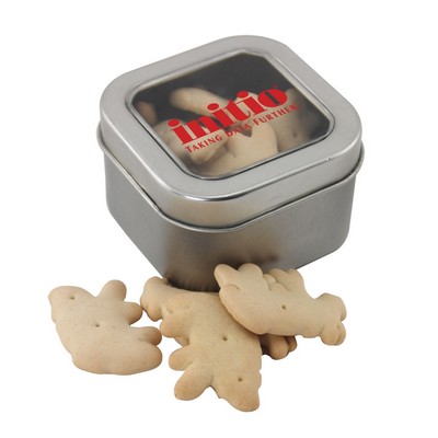 Window Tin w/Animal Crackers