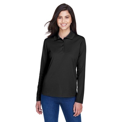 CORE 365 Ladies' Pinnacle Performance Long-Sleeve Piqué Polo