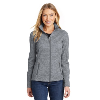 Port Authority® Ladies' Digi-Stripe Fleece Jacket