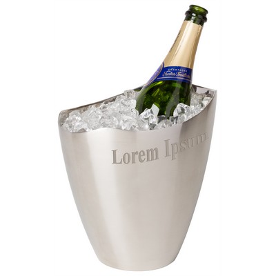 Elliptic Stainless Steel Wine Bucket