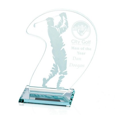 Male Golfer Award - Jade 6"x8"