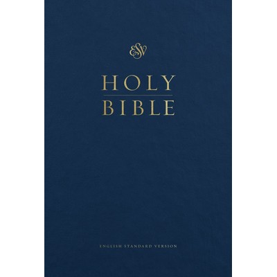 ESV Pew and Worship Bible, Large Print (Hardcover, Blue)