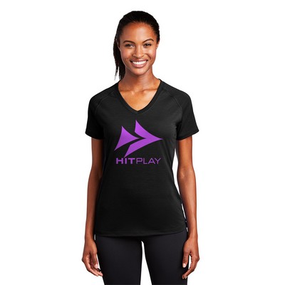 Sport-Tek® Ladies Ultimate Performance V-Neck