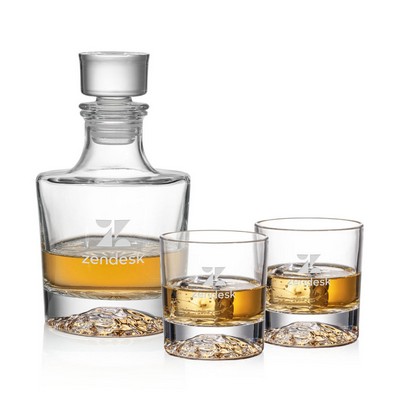 Heathfield Decanter & 2 On-the-Rocks