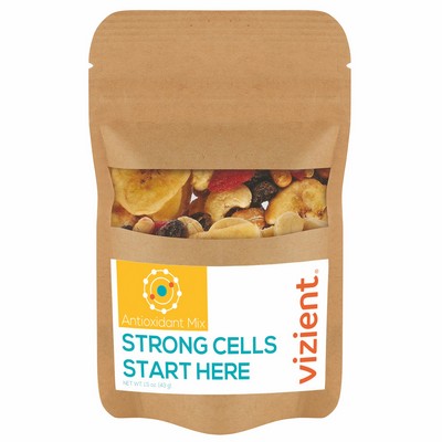 Resealable Kraft Pouch w/ Antioxidant Mix