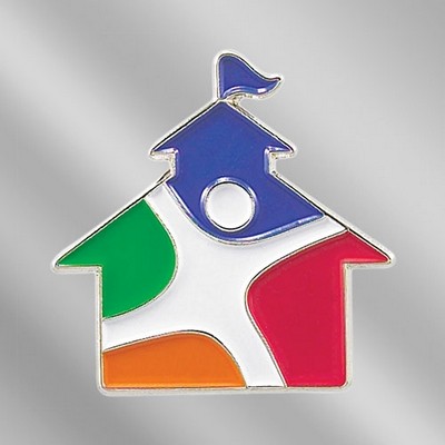 1" Die Struck Enamel Custom Lapel Pin