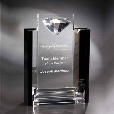 12" Marquis Crystal Diamond Award