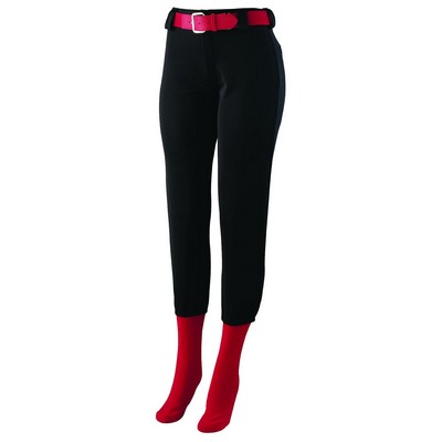 Ladies Low Rise Homerun Softball Pant