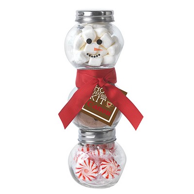 Hot Chocolate Snowman Kit