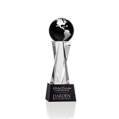 Havant Globe Award - Black/Silver 10"