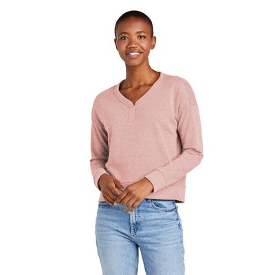 District Women's Perfect Tri Fleece V-Neck Sweatshirt