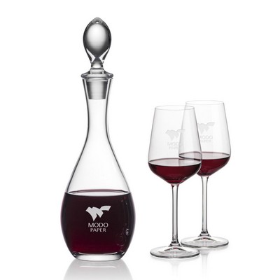 Malvern Decanter & 2 Elderwood Wine