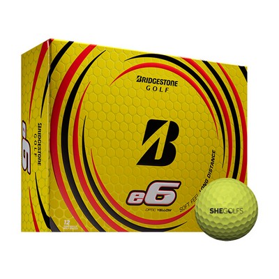 Bridgestone® Yellow E6 Golf Balls (Dozen)