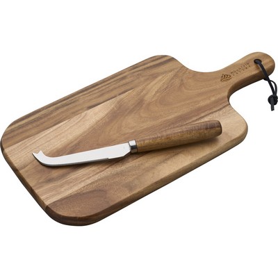 Niagara Cutlery™ Acacia Cheese Board Set