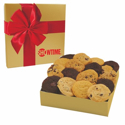 Gourmet Cookie Gift Box with 2 in. Cookies - Assorted