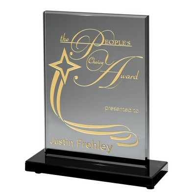 Black Glass Award 7x10 Obsidian