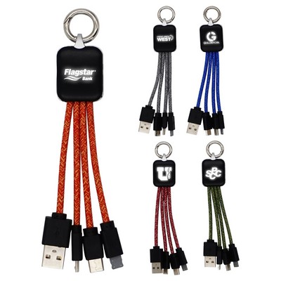 Ridge Logo Light Up Cable with Type C USB