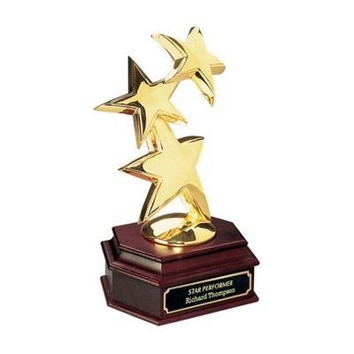 Constellation Award - Gold Walnut 10½"