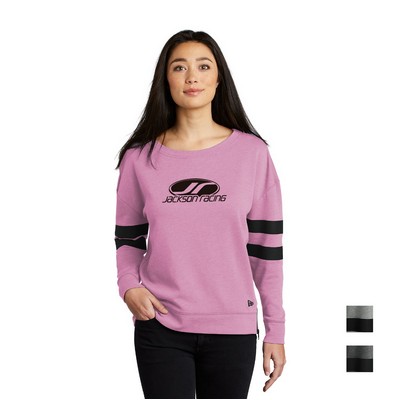 New Era ® Ladies Tri-Blend Fleece Varsity Crew