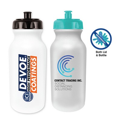 20 Oz. Microhalt Value Cycle Bottle w/Push 'n Pull Cap (Full Color Digital)