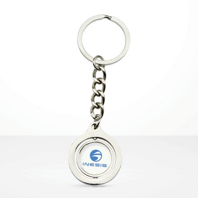 Stock Circle Dynamic Keychain (5-Day Production)