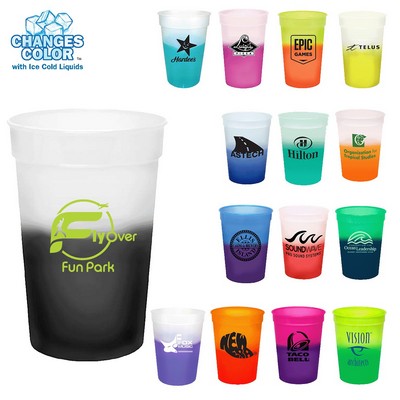 12 Oz. Mood Stadium Cup (Spot Color)