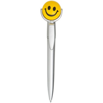 Smiley Squeeze Top Pen