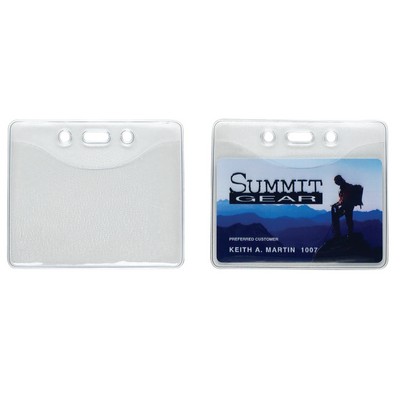 Clear Horizontal Vinyl Card Holder