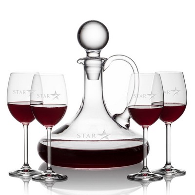 Horsham Decanter & 4 Wine