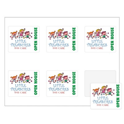 Quick & Colorful Sheeted Labels | Rectangle | 2 1/2" x 3"