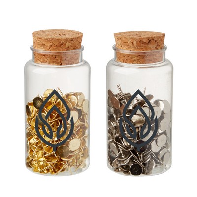 Push Pins in Jar