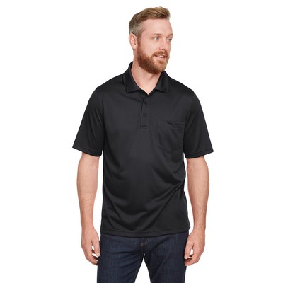 Harriton Men's Advantage Snag Protection Plus IL Pocket Polo