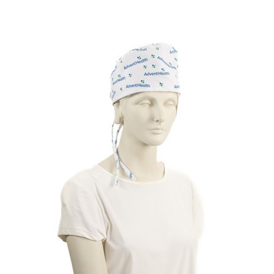 Sublimated scrub cap