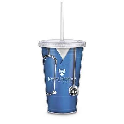 16 Oz. Slurpy Tumbler w/Scrub Insert