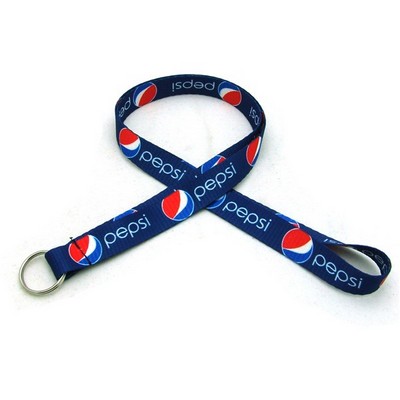 1/2" Digitally Sublimated Lanyard w/ Keyring