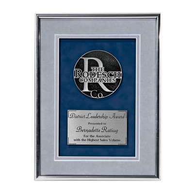 12" Classic Framed Plaque - Delaware