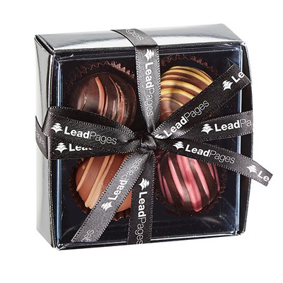 4 Piece Decadent Truffle Box - Assortment 2