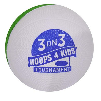 Two Tone Mini Foam Basketball