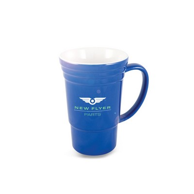 The Glazed Ceramic Mug - 17oz Blue