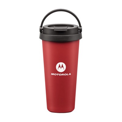 Pallazo Double Wall SS Tumbler - 16oz Matte Red