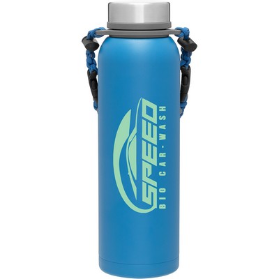 32 oz H2go Pine (Matte Steel Blue)